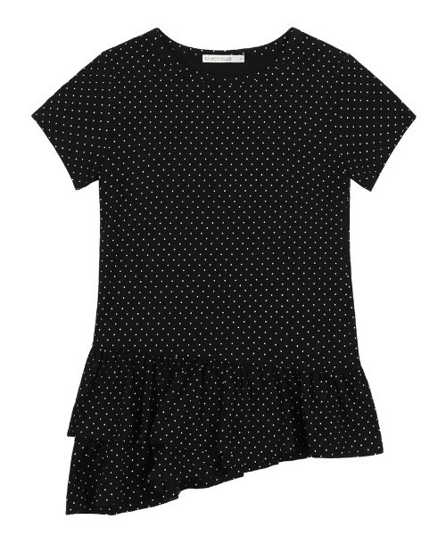 tシャツ A'GEM/9 × .kom 「 FANCY CLUB/ファンシークラブ」  Frill Layered Dot Tee/フリルレイヤード A'GEM/9 × .kom 『 FANCY CLUB/ファンシークラブ』 Frill