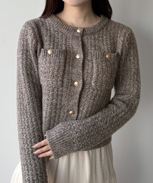 ツイード」に該当するカーディガン/ボレロ（ブラウン/茶色系