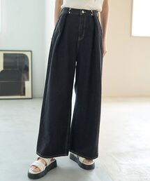 earth music&ecology | タックホックデニムパンツ(デニムパンツ)