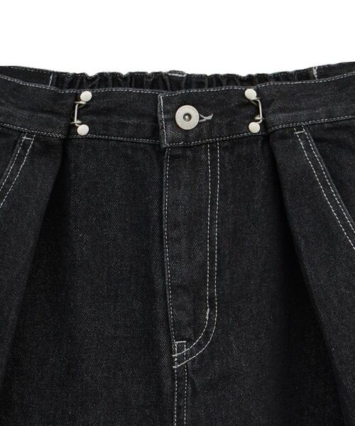 earth music&ecology（アースミュージックアンドエコロジー）の「タックホックデニムパンツ（デニムパンツ・レディース・ライトグレー/ライトインディゴブルー/ブラック・S/M）」の22枚目の写真