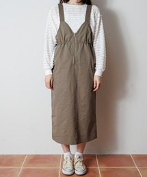 MAKE YOUR DAY（メイクユアデイ）の「ママとおそろい前後着用できるジャンスカ■ママサイズ（ジャンパースカート）」