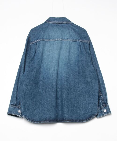 DOUBLE STANDARD CLOTHING（ダブルスタンダードクロージング）の「13.5oz デニムジャケット（デニムジャケット・レディース・インディゴブルー・36/38）」の14枚目の写真