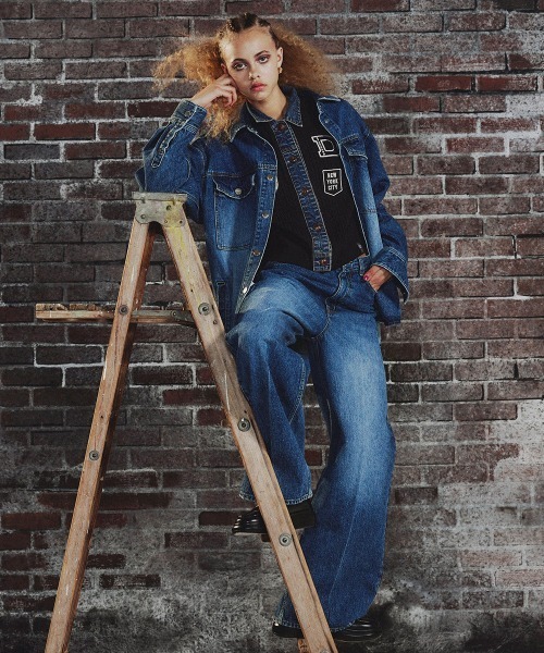 DOUBLE STANDARD CLOTHING（ダブルスタンダードクロージング）の「13.5oz デニムジャケット（デニムジャケット・レディース・インディゴブルー・36/38）」の4枚目の写真