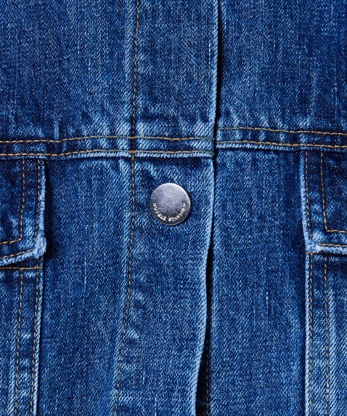 DOUBLE STANDARD CLOTHING（ダブルスタンダードクロージング）の「13.5oz デニムジャケット（デニムジャケット・レディース・インディゴブルー・36/38）」の9枚目の写真