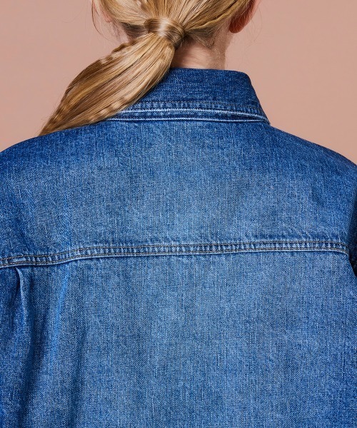 DOUBLE STANDARD CLOTHING（ダブルスタンダードクロージング）の「13.5oz デニムジャケット（デニムジャケット・レディース・インディゴブルー・36/38）」の12枚目の写真