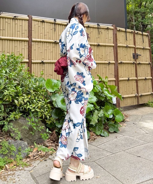 WEGO(ウィゴー)の「WEGO/【26年夏 新色登場!】2WAY浴衣(浴衣・レディース・その他1/その他2/その他3・FREE)」の10枚目の写真