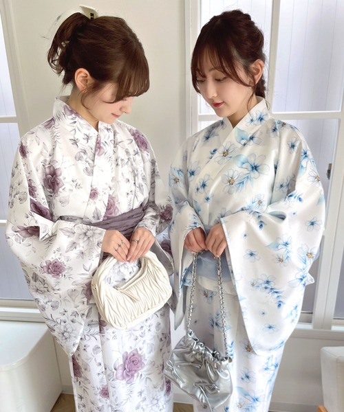 WEGO(ウィゴー)の「WEGO/【25年春夏新作】2WAY浴衣(浴衣・レディース・その他1/その他2/その他3・FREE)」の4枚目の写真