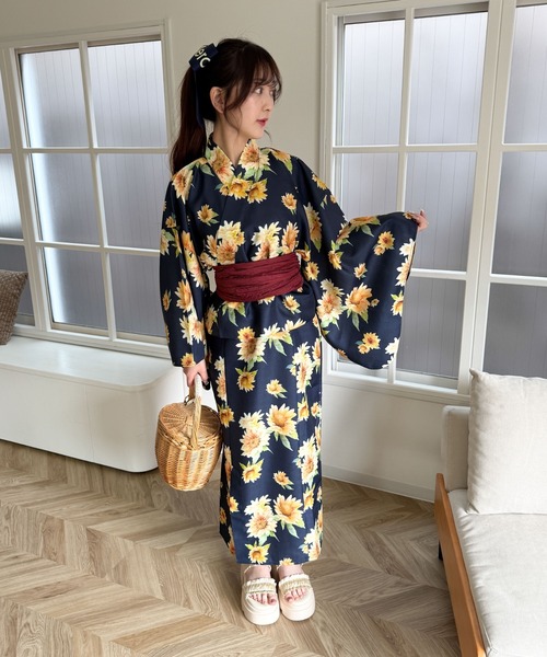 WEGO(ウィゴー)の「WEGO/【25年春夏新作】2WAY浴衣(浴衣・レディース・その他1/その他2/その他3・FREE)」の22枚目の写真