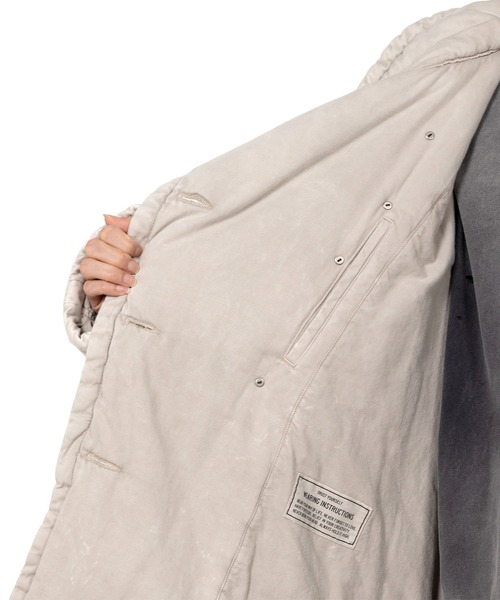 Maison MIHARA YASUHIRO(メゾンミハラヤスヒロ)の「Puffer Trench Coat(トレンチコート・レディース・ブラック/ベージュ・40/36/38)」の21枚目の写真