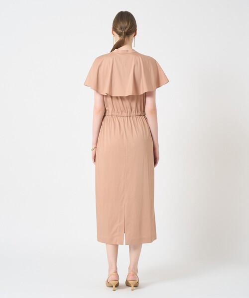 ANAYI(アナイ)の「キュプラナイロンケープワンピース(ドレス・レディース・ネイビー/コーラル・38/36/34)」の5枚目の写真