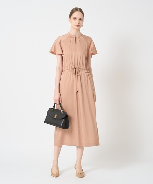 ANAYI(アナイ)の「キュプラナイロンケープワンピース(ドレス・レディース・ネイビー/コーラル・38/36/34)」の7枚目の写真