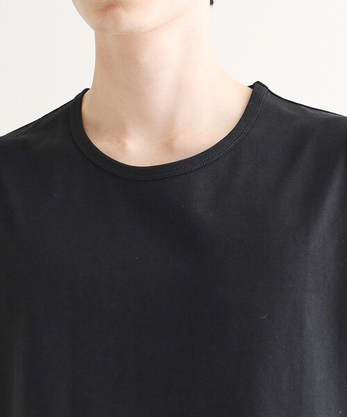 tk.TAKEO KIKUCHI（ティーケータケオキクチ）の「【接触冷感／UVカット／抗菌】フレンドリークールノースリーブカットソー（Tシャツ/カットソー・メンズ・ホワイト/ブラック/チャコールグレー・01/02/03）」の14枚目の写真