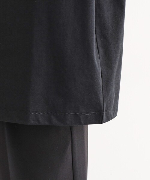 tk.TAKEO KIKUCHI（ティーケータケオキクチ）の「【接触冷感／UVカット／抗菌】フレンドリークールノースリーブカットソー（Tシャツ/カットソー・メンズ・ホワイト/ブラック/チャコールグレー・01/02/03）」の12枚目の写真