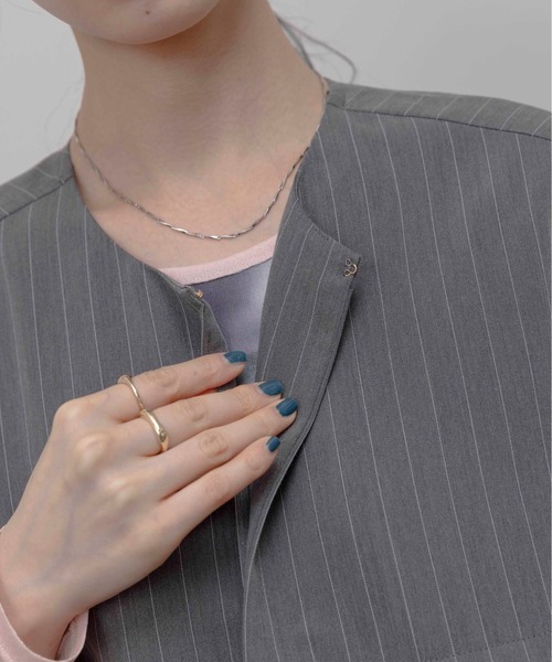 Eimee Law(エイミーロウ)の「ティアードミニフリル ジレ&パンツ セットアップ(セットアップ・レディース・ダークグレー/ネイビー/ブラック・FREE)」の20枚目の写真