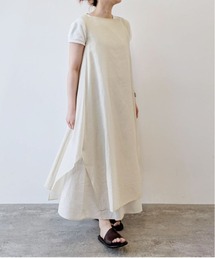 yuni | △コットンシルク　プロダクトダイ　レイヤードワンピース(ワンピース)