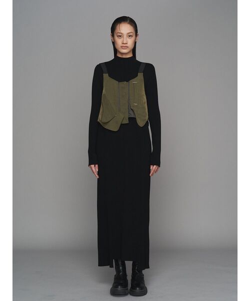 CURVE FLAP FIELD BUSTIER「セットアップ着用可能」 / カーブフラップフィールドビスチェ レディース CURVE FLAP FIELD BUSTIER【セットアップ着用可能】 / カーブ