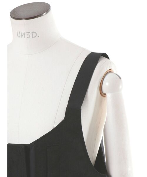 CURVE FLAP FIELD BUSTIER「セットアップ着用可能」 / カーブフラップフィールドビスチェ レディース CURVE FLAP FIELD BUSTIER【セットアップ着用可能】 / カーブ
