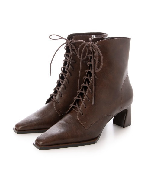 EVOL（イーボル）の「【S-LLサイズ展開・クッション入り】6cmレースアップショートブーツ BZ23838（ブーツ・レディース・シルバーグレー/ブラウン/ブラック・LL/S/M/L）」の21枚目の写真