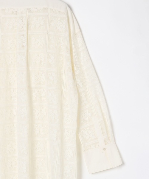 BAYFLOW（ベイフロー）の「【EF(エフ)】レースカフタンドレス（WOMEN）（ワンピース・レディース・オフホワイト/ブラック・FREE）」の14枚目の写真