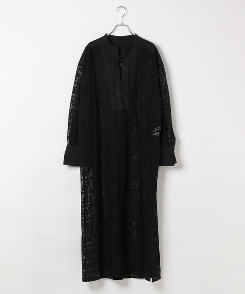 BAYFLOW（ベイフロー）の「【EF(エフ)】レースカフタンドレス（WOMEN）（ワンピース・レディース・オフホワイト/ブラック・FREE）」の15枚目の写真