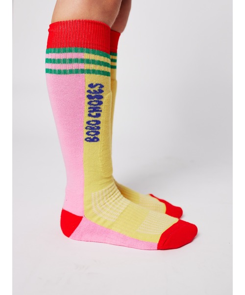 BOBO CHOSES（ボボショーズ）の「Bobo Choses long ski socks（ソックス/靴下・キッズ・フューシャピンク・38-40/35-37/32-34/29-31/26-28/23-25）」の3枚目の写真