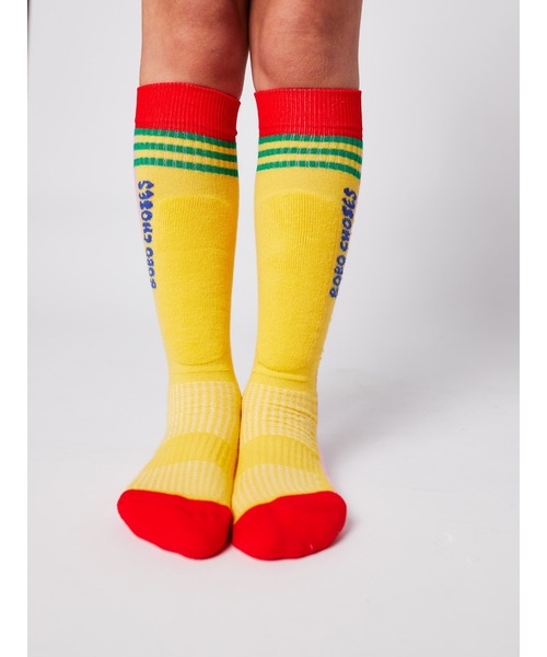 BOBO CHOSES（ボボショーズ）の「Bobo Choses long ski socks（ソックス/靴下・キッズ・フューシャピンク・38-40/35-37/32-34/29-31/26-28/23-25）」の4枚目の写真