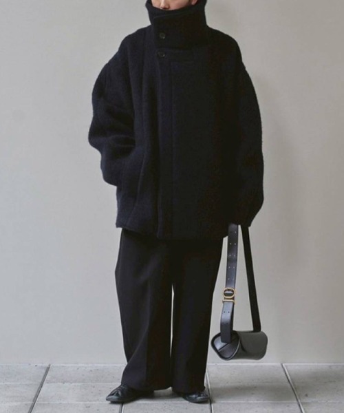 TODAYFUL Standcollar Boucle Jacket スタンドカラーブークレ