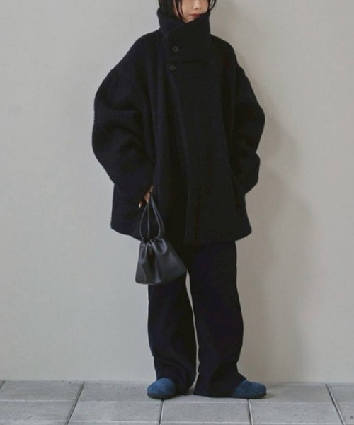 TODAYFUL Standcollar Boucle Jacket スタンドカラーブークレ