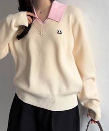 襟付きニット」に該当するベージュ系のファッション通販 - ZOZOTOWN