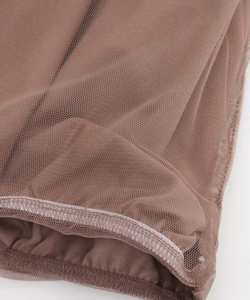 Andemiu(アンデミュウ)の「カットバルーンノースリーブ579074(Tシャツ/カットソー・レディース・モカ/オフホワイト/ブラック・FREE)」の9枚目の写真