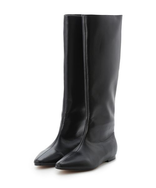 emmi（エミ）の「ジョッキーロングブーツ（ブーツ・レディース・ブラック/ブラウン・24/23/25）」の2枚目の写真