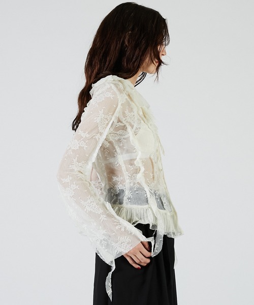 レースラッフルブラウス / Lace Ruffled Blouse（シャツ/ブラウス