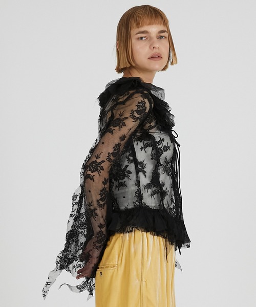 レースラッフルブラウス / Lace Ruffled Blouse（シャツ/ブラウス