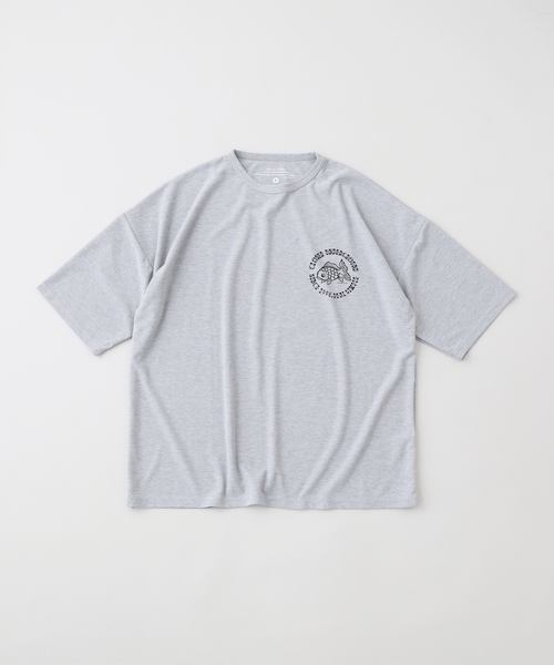 Cloveru / クローバル Japan Made Recycle GOLD FISH WIDE Tee