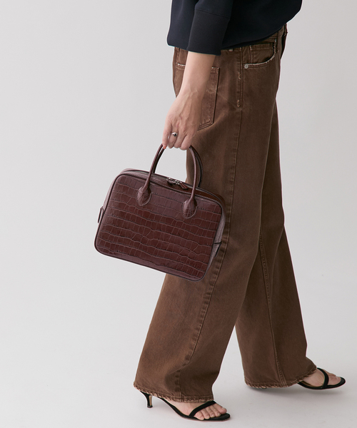 MAISONCANAU/メゾンカナウ　MCLH2BB1 ボックスボストン(M) MAISONCANAU/メゾンカナウMCLH2BB1 ボックスボストン(M)