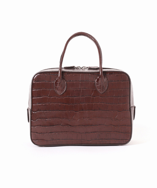 タグ付き未使用 MAISON CANAU ボックスボストン Mサイズ SMOOTH BOX-BOSTON(M) | Online Store | MAISON CANAU