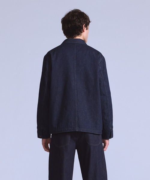 Levi's（リーバイス）の「Levi's/リーバイス BLUETAB(TM) NAVAL SACK コート（カバーオール・メンズ・ダークインディゴブルー・S/M/L/XL）」の2枚目の写真