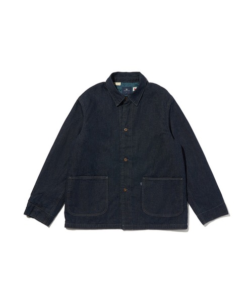 Levi's（リーバイス）の「Levi's/リーバイス BLUETAB(TM) NAVAL SACK コート（カバーオール・メンズ・ダークインディゴブルー・S/M/L/XL）」の3枚目の写真
