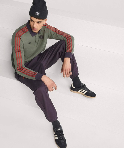 FC Bayern München 長袖ポロシャツ adidas FC Bayern München 長袖ポロシャツ adidas