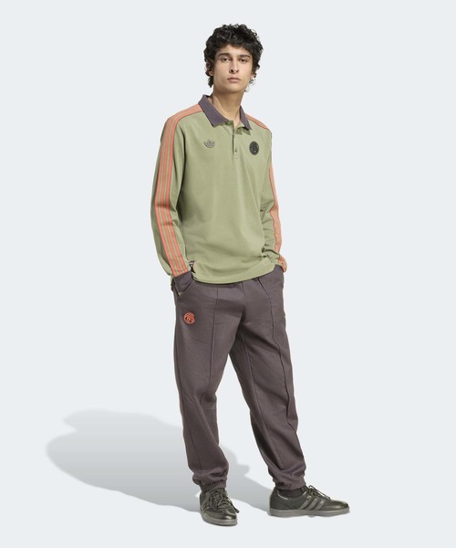 FC Bayern München 長袖ポロシャツ adidas FCバイエルン テラスアイコン 長袖ポロシャツ / アディダス