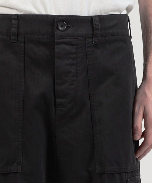 JAMES PERSE（ジェームスパース）の「ヘリンボーンツイル ユーティリティパンツ MMHT1417（カーゴパンツ・メンズ・ブラック・2/3/1/0/4）」の9枚目の写真