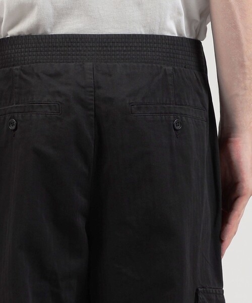 JAMES PERSE（ジェームスパース）の「ヘリンボーンツイル ユーティリティパンツ MMHT1417（カーゴパンツ・メンズ・ブラック・2/3/1/0/4）」の8枚目の写真