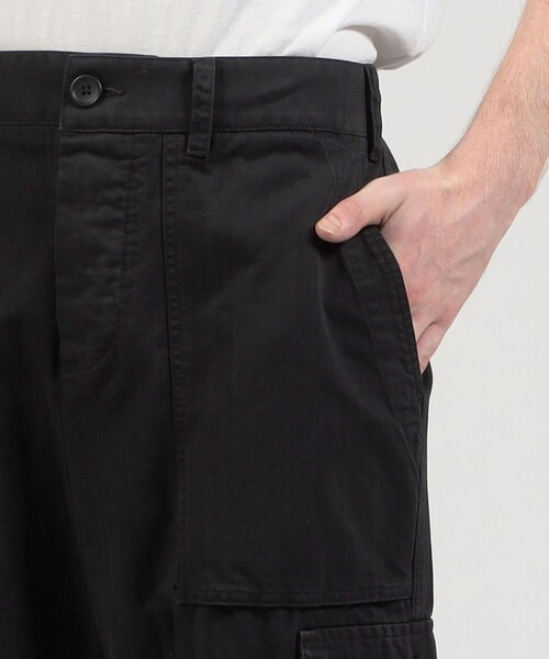 JAMES PERSE（ジェームスパース）の「ヘリンボーンツイル ユーティリティパンツ MMHT1417（カーゴパンツ・メンズ・ブラック・2/3/1/0/4）」の7枚目の写真
