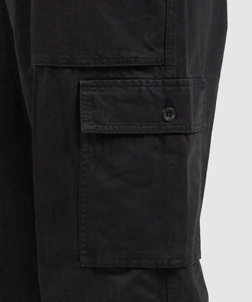 JAMES PERSE（ジェームスパース）の「ヘリンボーンツイル ユーティリティパンツ MMHT1417（カーゴパンツ・メンズ・ブラック・2/3/1/0/4）」の6枚目の写真