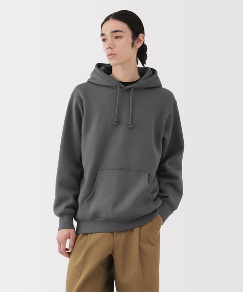 無印良品(ムジルシリョウヒン)の「紳士 スウェットプルパーカ(パーカー・メンズ・アイボリー/ブラック/チャコールグレー/グレー/ネイビー・XL/L/M/S/XS/XXL)」の4枚目の写真