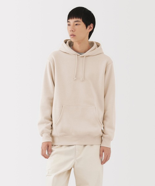 無印良品(ムジルシリョウヒン)の「紳士 スウェットプルパーカ(パーカー・メンズ・アイボリー/ブラック/チャコールグレー/グレー/ネイビー・XL/L/M/S/XS/XXL)」の2枚目の写真