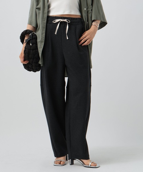 BAYFLOW（ベイフロー）の「ポンチコクーンパンツ（その他パンツ・レディース・グレー/オートミール/チャコール/ブラウン・FREE）」の2枚目の写真