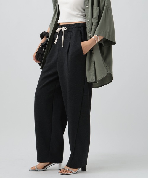 BAYFLOW（ベイフロー）の「ポンチコクーンパンツ（その他パンツ・レディース・グレー/オートミール/チャコール/ブラウン・FREE）」の8枚目の写真