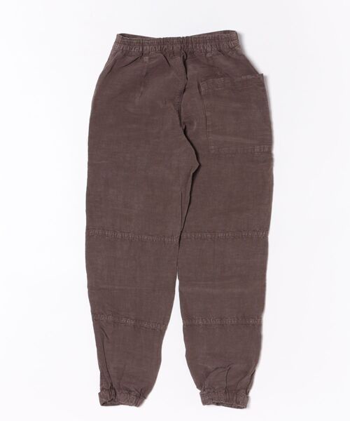 ALLSAINTS（オールセインツ）の「VAL CARGO LINEN BLEND TROUSERS | VAL カーゴ リネン ブレンド トラウザー（カーゴパンツ・レディース・ダークブラウン・4/6/8/10）」の2枚目の写真