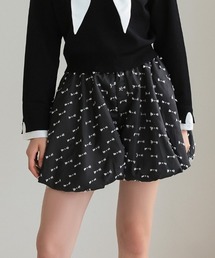 DONOBAN | リボンバブルヘムショートパンツ(その他パンツ)